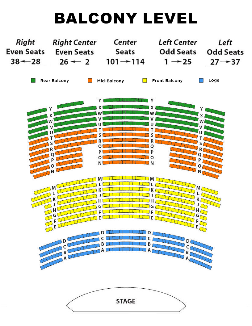 Square Garden Seating Chart West Balcony
