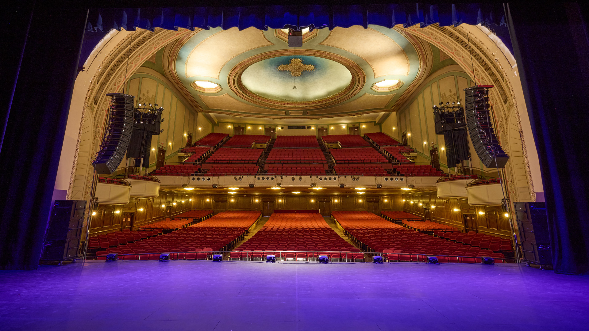 A view from the Auditorium Theatre stage